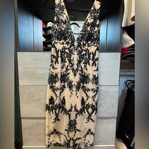 Bardot midi dress